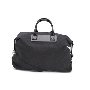 BROUK AND CO Black Canvas Excursion Weekender Bag